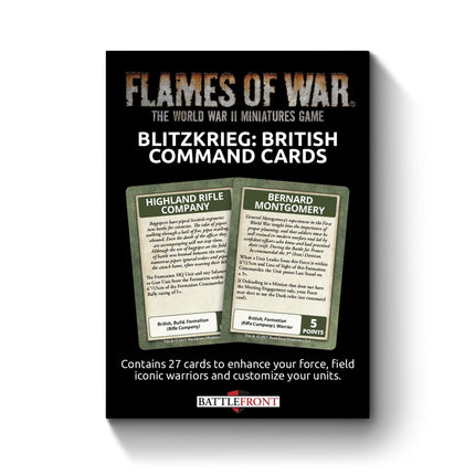 Blitzkrieg: British Command Cards