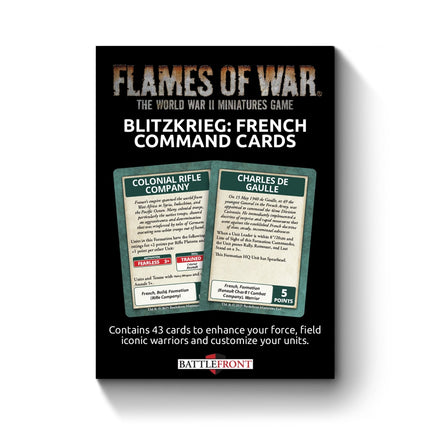 Blitzkrieg: French Command Cards