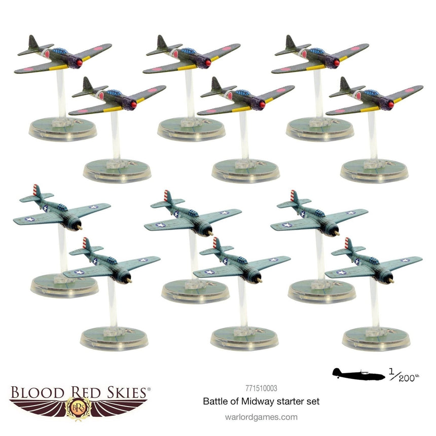 Blood Red Skies: The Battle of Midway Starter Set - Starterset - Warlord Games - 771510003