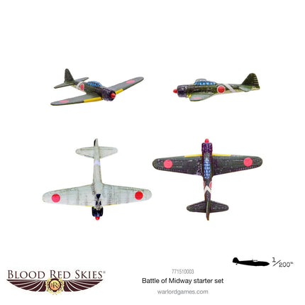Blood Red Skies: The Battle of Midway Starter Set - Starterset - Warlord Games - 771510003