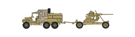A02314V Bofors 40mm Gun & Tractor