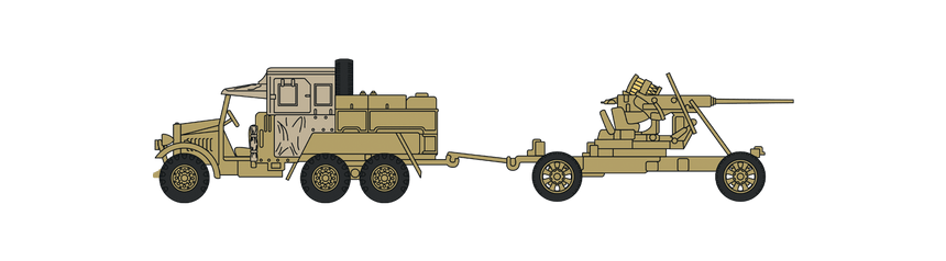 A02314V Bofors 40mm Gun & Tractor