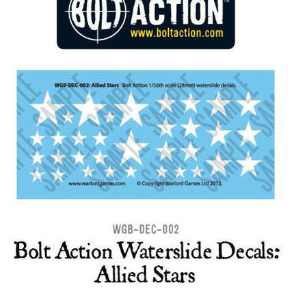Bolt Action Allied Stars - Decal-Sheet