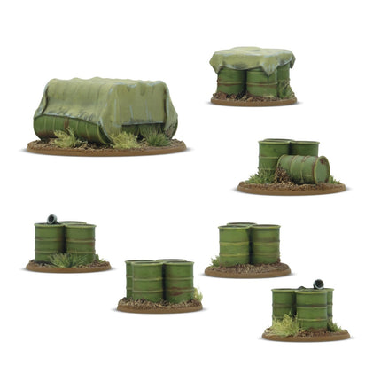 Bolt Action Objective Marker Set - Fuel Dump - Warlord Games - 408800050 (2)