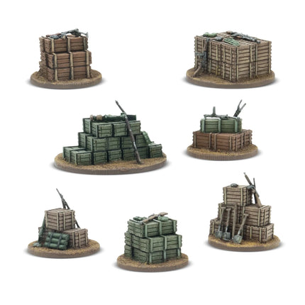 Bolt Action Objective Marker Set - Great Britain - Zubehör - Warlord Games - 408800045