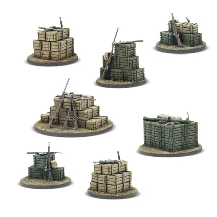 Bolt Action Objective Marker Set - United States - Zubehör - Warlord Games - 408800046