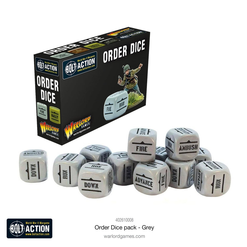 Bolt Action: Orders Dice Pack - Zubehör - Warlord Games - 402616008