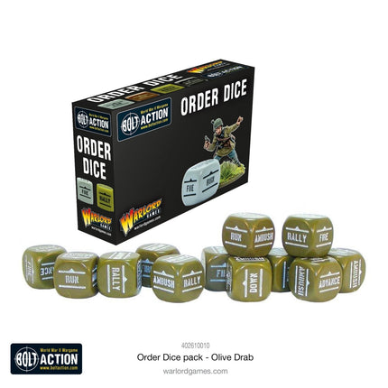 Bolt Action: Orders Dice Pack - Zubehör - Warlord Games - 402616010