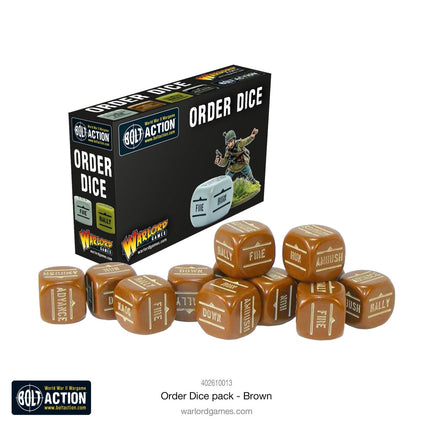 Bolt Action: Orders Dice Pack - Zubehör - Warlord Games - 402616013