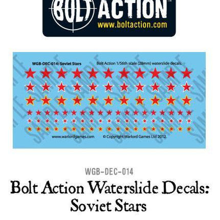 Bolt Action Soviet Stars - Decal-Sheet