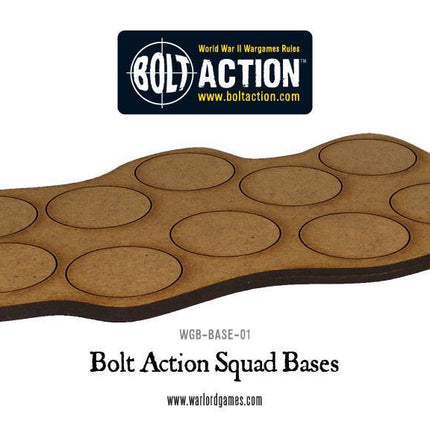 Bolt Action Squad Bases