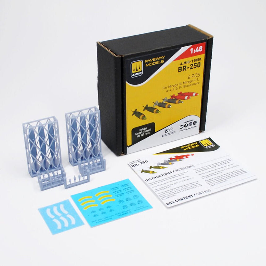 BP-250 - Fliegerbomben 1:48 (6 Stück) - AMMO by MIG Jimenez - A.MIG-11050 (2)