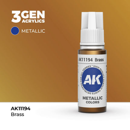 AK Interactive 3rd Generation - Brass 17 ml
