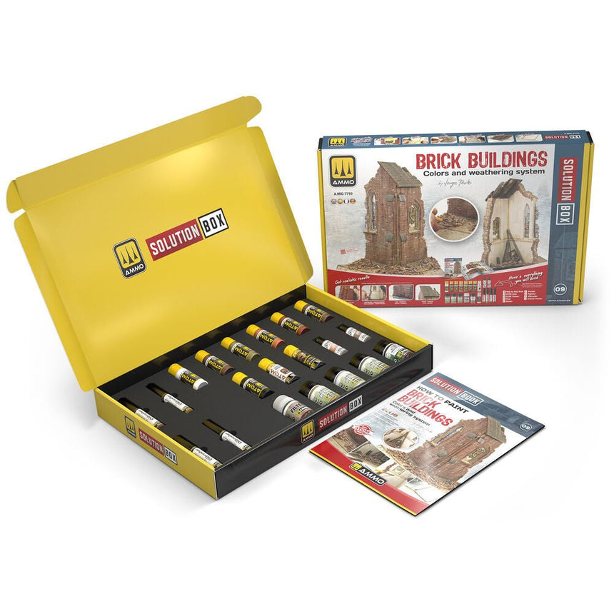 Brick Buildings - Solution Box 09 (21 Produkte) - AMMO by MIG Jimenez - A.MIG-7710