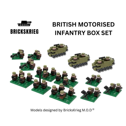British Motorised Infantry Box Set - Brickskrieg - BS-BMI-01