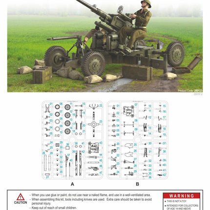 280123 - British 40mm Bofors Automatic Gun Mk I/III