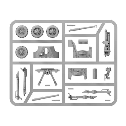 British 6-Pounder Anti-Tank Gun (Plastic)