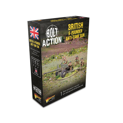 British 6-Pounder Anti-Tank Gun (Plastic)