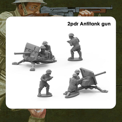 British 8th Army Infantry 12mm - Infanterie - Victrix - VG12033