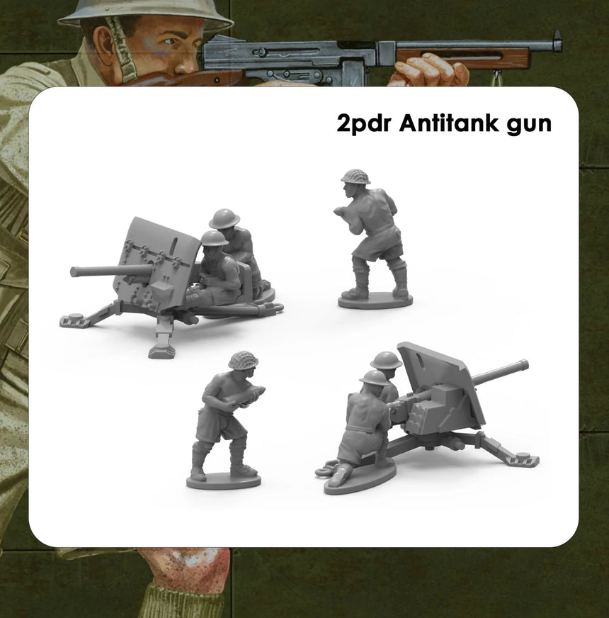 British 8th Army Infantry 12mm - Infanterie - Victrix - VG12033