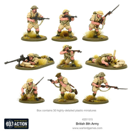 British 8th Army Platoon - Infanterie - Warlord Games - 402011015