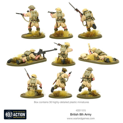 British 8th Army Platoon - Infanterie - Warlord Games - 402011015
