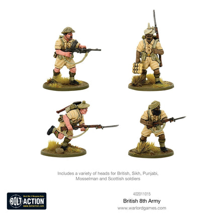 British 8th Army Platoon - Infanterie - Warlord Games - 402011015