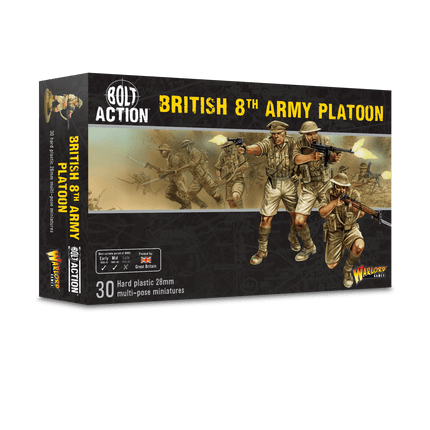British 8th Army Platoon - Infanterie - Warlord Games - 402011015