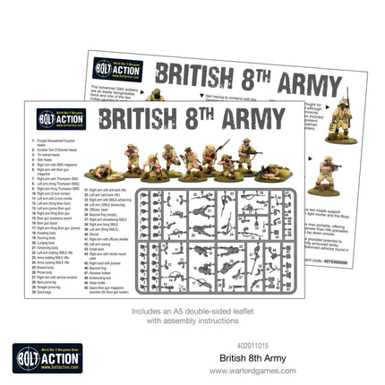 British 8th Army Platoon - Infanterie - Warlord Games - 402011015