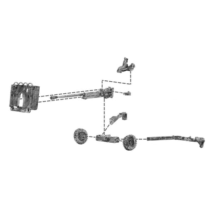 British Airborne 17 pdr anti-tank gun