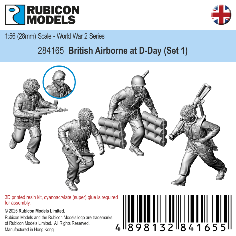 British Airborne at D-Day (Set 1) - Rubicon Models UK Ltd - 284165