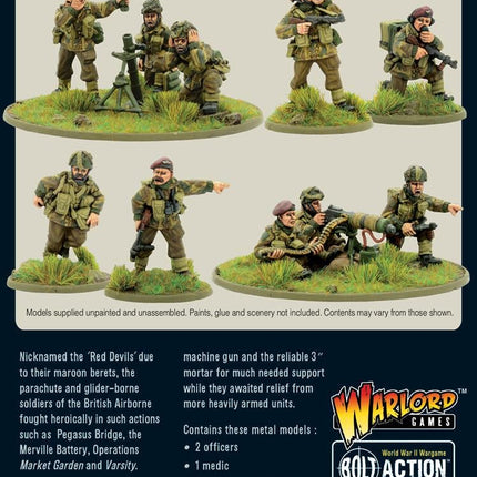 British Airborne Support Group - Infanterie - Warlord Games - 402212108