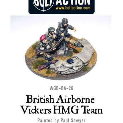 British Airborne Vickers MMG Team