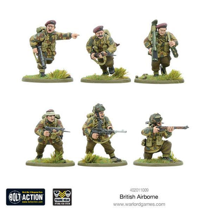 British Airborne WWII Allied Paratroopers - Infanterie - Warlord Games - 402011009