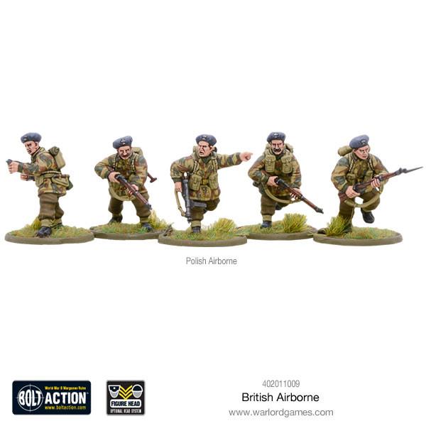 British Airborne WWII Allied Paratroopers - Infanterie - Warlord Games - 402011009