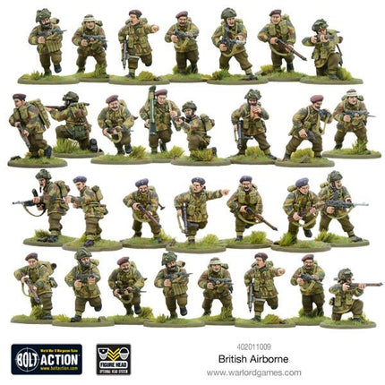 British Airborne WWII Allied Paratroopers - Infanterie - Warlord Games - 402011009