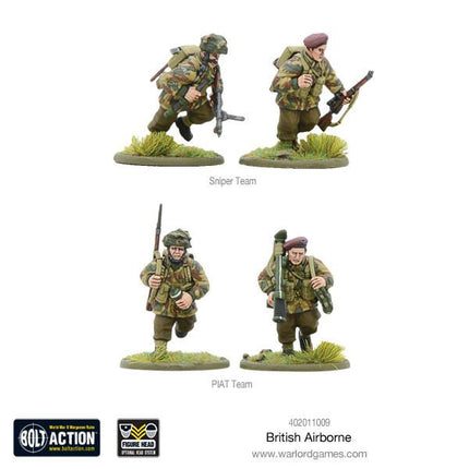 British Airborne WWII Allied Paratroopers - Infanterie - Warlord Games - 402011009