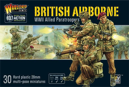 British Airborne WWII Allied Paratroopers - Infanterie - Warlord Games - 402011009