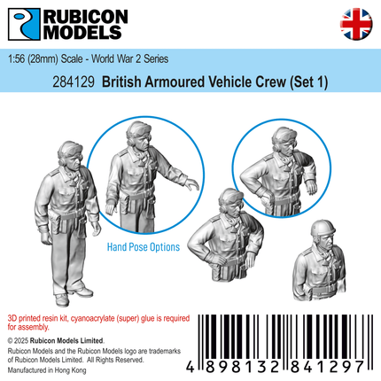 British Armoured Vehicle Crew Set 1