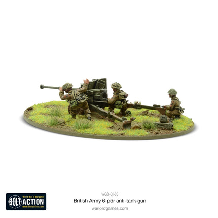 British Army Six Pounder AT Gun - Artillerie - Warlord Games - WGB-BI-35