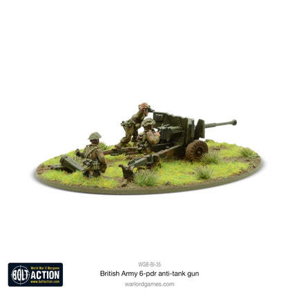 British Army Six Pounder AT Gun - Artillerie - Warlord Games - WGB-BI-35