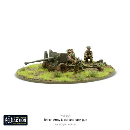 British Army Six Pounder AT Gun - Artillerie - Warlord Games - WGB-BI-35