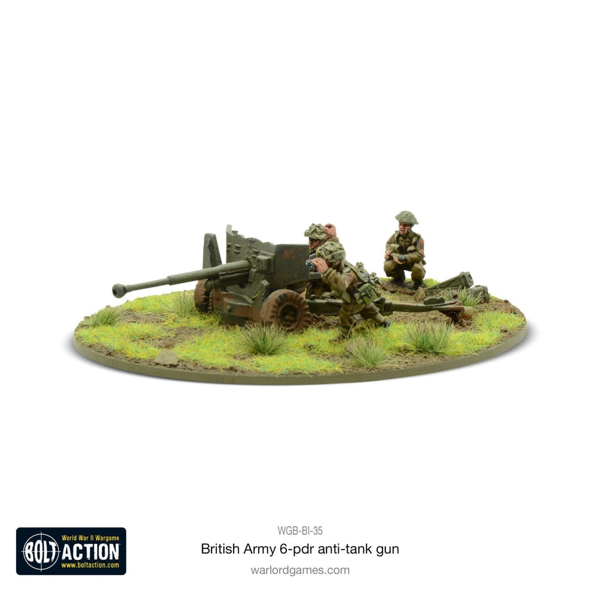 British Army Six Pounder AT Gun - Artillerie - Warlord Games - WGB-BI-35