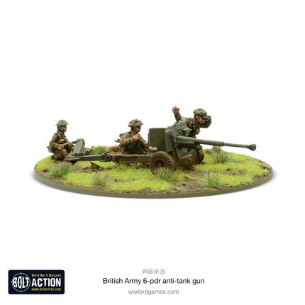 British Army Six Pounder AT Gun - Artillerie - Warlord Games - WGB-BI-35