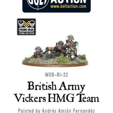 British Army Vickers MMG Team