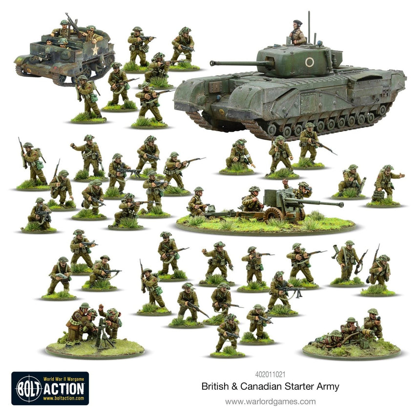 British & Canadian Army (1943 - 45) Starter Army - Starterarmee - Warlord Games - 402011021