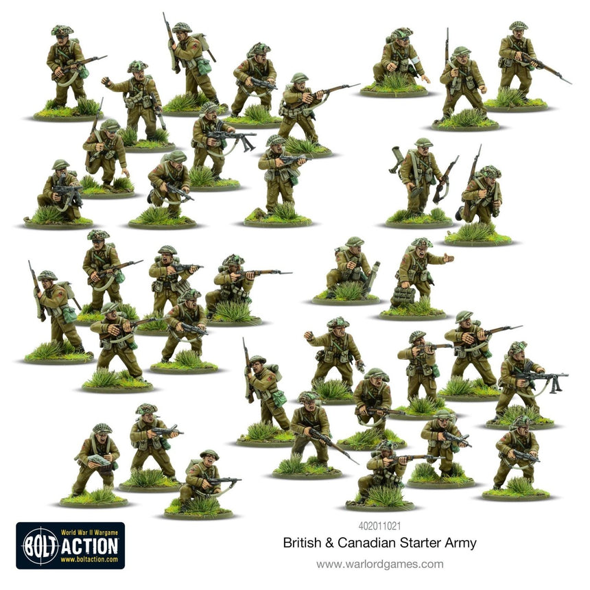 British & Canadian Army (1943 - 45) Starter Army - Starterarmee - Warlord Games - 402011021