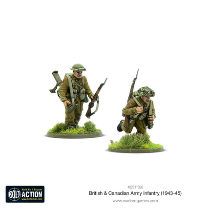 British & Canadian Army Infantry (1943 - 45) - Infanterie - Warlord Games - 402011020
