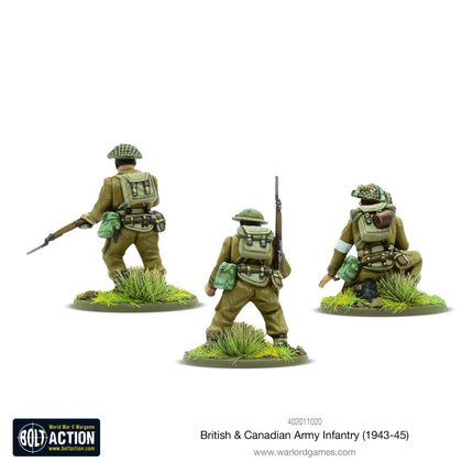 British & Canadian Army Infantry (1943 - 45) - Infanterie - Warlord Games - 402011020