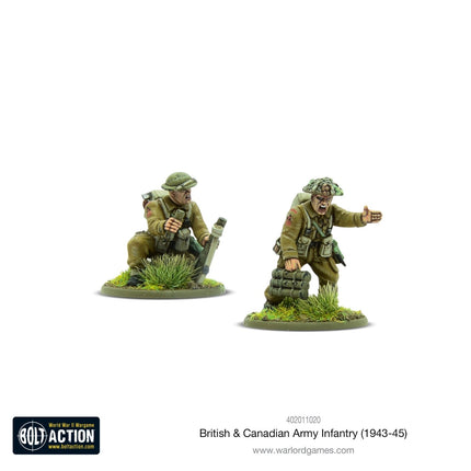 British & Canadian Army Infantry (1943 - 45) - Infanterie - Warlord Games - 402011020